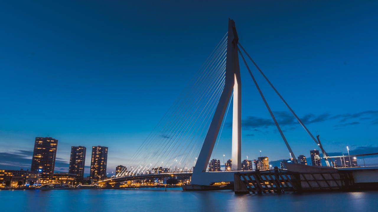 Skyline van Rotterdam