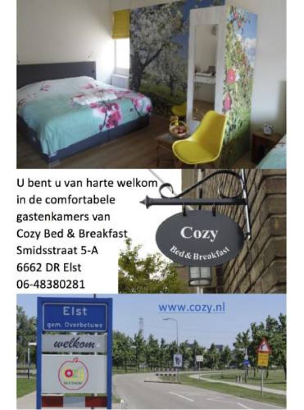 Cozy Bed and Breakfast in Elst