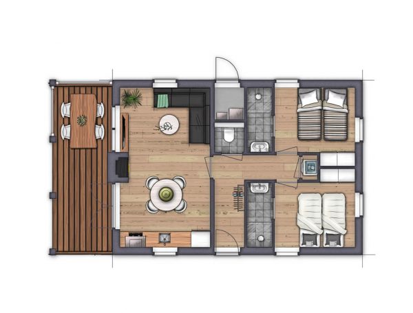 plattegrond gouden spar